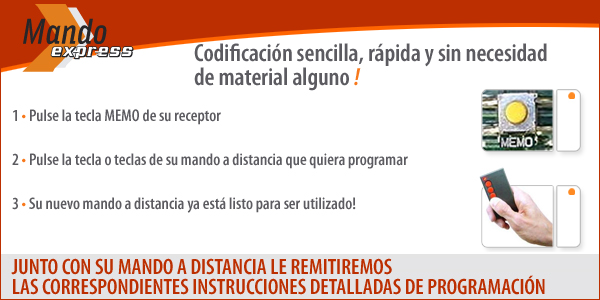 Codificar un mando nuevo siguiendo el auto-aprendizaje
