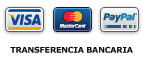 3 modos de pago seguro : Visa, MasterCard, Paypal, transferencia bancaria